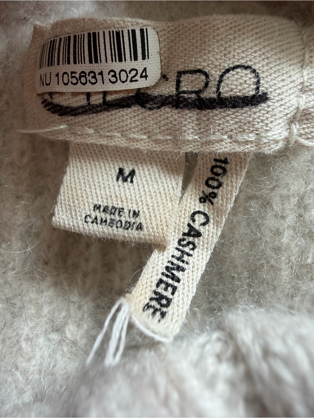 Pilcro Cashmere Cocoabella Mock-Neck Sweater Size M - Picture 6 of 8